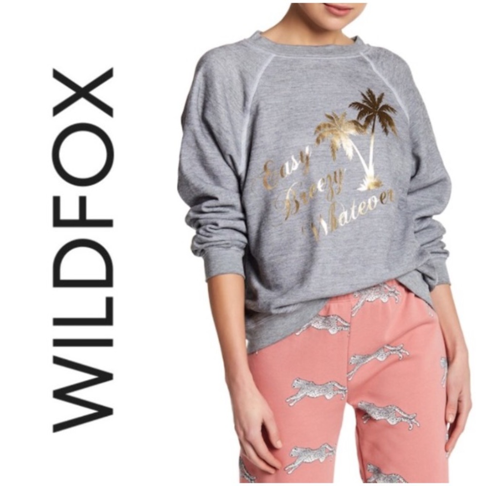 NEW!  WILDFOX Easy Breezy Raglan sleeve sweatshirt